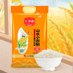 京鹤 江京江南鹤山水小农粘5kg 油粘米10斤 南方籼米 长粒米