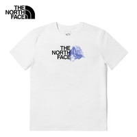 The North Face北面短袖T恤男户外舒适透气棉质短袖春88GB 白色/FN4 L