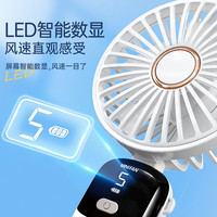 手持小风扇迷你折叠便携usb充电款静音办公宿舍挂脖桌面小型台扇
