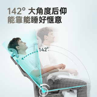 Ergonor 保友Pofit 2 人体工学椅办公椅子电脑椅电竞椅 银白(云感坐垫)