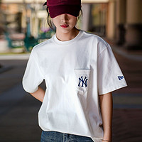 百亿补贴：NEW ERA 纽亦华 24新款T恤MLB系列腰果花短袖夏NY/LA标男女