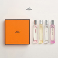 HERMÈS 爱马仕 闻香珍藏系列 4支装淡香水礼盒 (云南桂花香 15ml+玫瑰花道香 15ml+沉香黑檀香型 15ml+琥珀烟云 15ml)