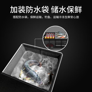 佰泰康 牛津布汽车后备箱收纳箱车载收纳盒储物箱可折叠水洗整理箱 【橙色】基础款-小号 牛津布材质+可折叠+有底板