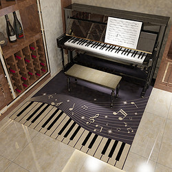 睿爸 钢琴地毯专用音乐家用防滑隔音吸音可水洗儿童房可定制室外地毯儿 01 80*160cm