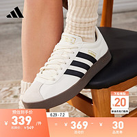 adidas 阿迪达斯 「T头鞋」VL COURT休闲板鞋德训鞋男女阿迪达斯官方轻运动 白色/黑色/树脂黄 36