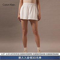 Calvin Klein Jeans24早秋女士简约字母ck松紧腰户外休闲运动短裤J223901 YAF-月光白 XS