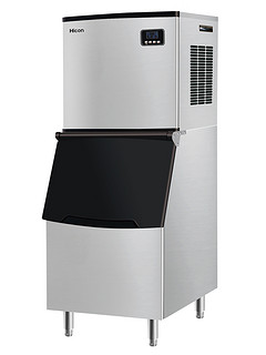 HICON 惠康 分体式制冰机商用奶茶店250KG/300KG大型自动冰块制作机