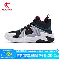 QIAODAN 乔丹 男子篮球鞋 XM15210106 黑色/乔丹白 45