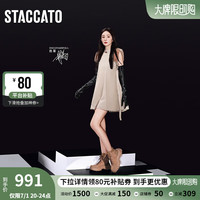 思加图冬季火星电音马丁靴厚底短靴女靴ESE02DD3 雾霾蓝(单里) 39