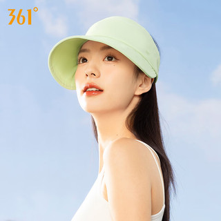 361°防晒帽女成人夏季户外登山旅行防晒防紫外线夏季遮脸鸭舌帽遮阳帽 淡绿