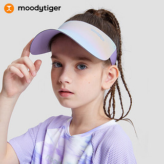 moodytiger儿童空顶帽24夏季男女童3D可折叠轻便遮阳防晒帽子 戈梅拉之光