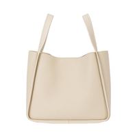 VH 女包菜篮子桶包牛皮手提包大气单肩包轻奢简约斜挎包实用含内胆包