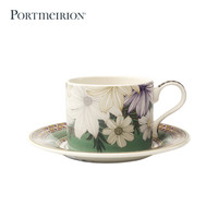 PORTMEIRION 波特美林英国 陶瓷咖啡杯高档精致拿铁杯下午茶杯碟套装 280ml茶杯碟套*1件(无盒)