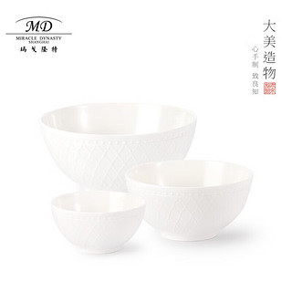 玛戈隆特骨瓷陶瓷餐具套装配件碗家用散件枫丹白露饭碗12CM*6CM 