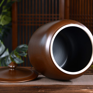 厚古薄今 景德镇陶瓷米缸茶叶罐酒坛水缸油缸15\/20\/30\/50斤 防潮储物罐多功能 30斤
