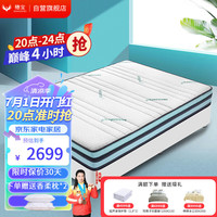 穗宝(SYMBOL)环保乳胶床垫弹簧床垫软硬两用 卷包床垫22c轻享版 1.5米*2米