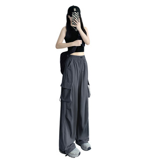 YAYANGREN/雅羊人 速干工装裤 女 高腰阔腿 春秋登山运动裤 S/M/L/XL