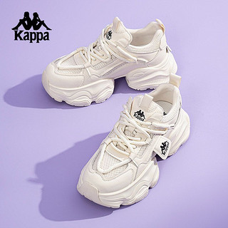 百亿补贴：Kappa 卡帕 增高老爹鞋女款2024夏季新款百搭ins爆款厚底休闲运动鞋