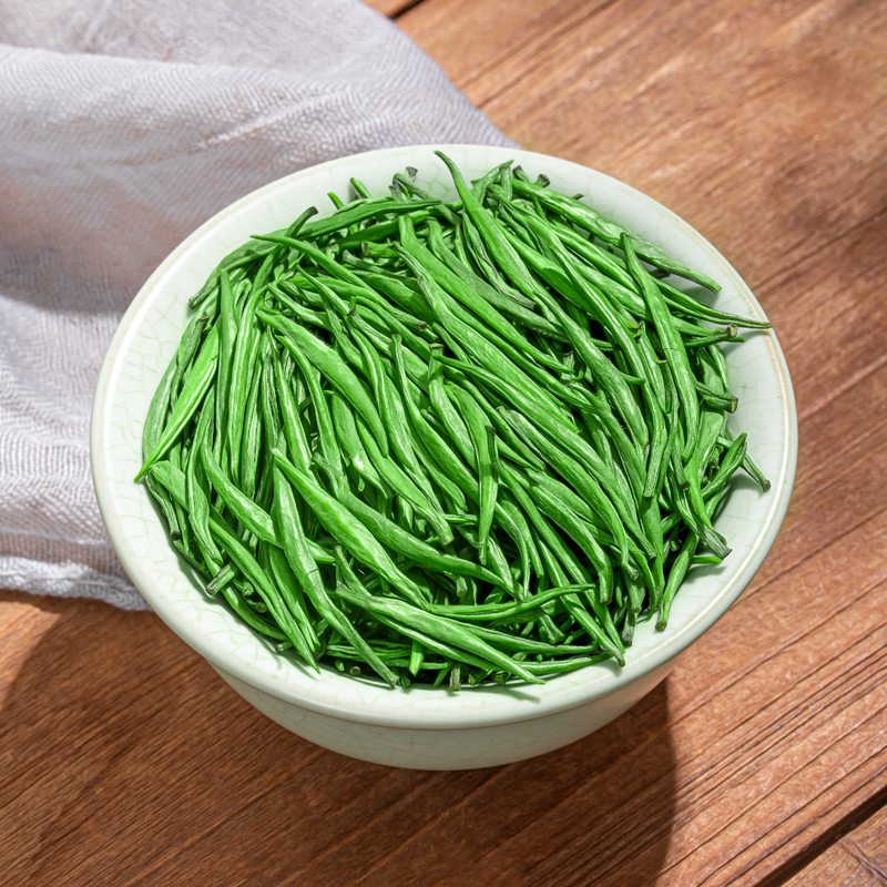 长湘怡2024年雀舌绿茶新茶明前茶叶翠芽特级浓香型木桶礼盒装250g