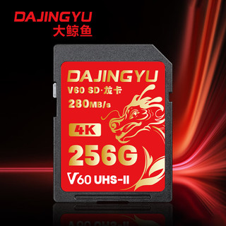 DAJINGYU SD卡 V60高速读写 256GB 相机内存卡