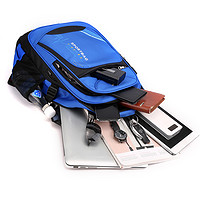 男士大容量双肩包商务旅行背包16寸电脑包时尚高中初中大学生书包