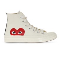 COMME des GARÇONS X CDG Play 川久保玲 男女同款高帮帆布鞋 联名款