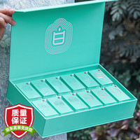 立香园 LIXIANGYUAN茶叶 福鼎老白茶小方片2015年寿眉独立小铁盒装茶礼盒 120克（5克*24小盒）