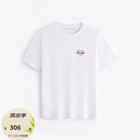 ABERCROMBIE & FITCH【七夕】男装 24秋季新款简约时尚印花休闲短袖T恤KI123-4177