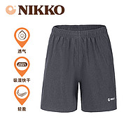 NIKKO 户外运动短裤男速干五分裤跑步夏季轻薄透气沙滩裤宽松舒适