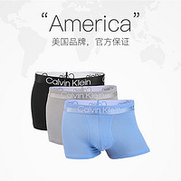 卡尔文·克莱恩 Calvin Klein 男士平角内裤三条装