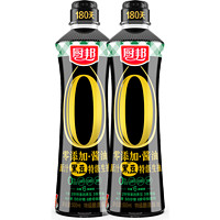 88VIP：厨邦 酱油零添加原汁黑豆特级生抽 500mL*2瓶
