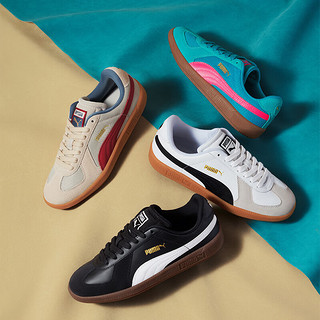 彪马（PUMA）【NCT127同款】【德训鞋】T字头德训板鞋ARMY TRAINER398279 翠绿色--亮粉色-金色-01 38