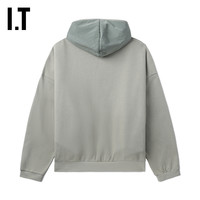 IT ESSENTIALS男装连帽卫衣潮流酷感logo装饰连帽衫44315FMM
