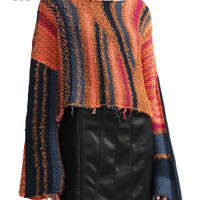 it Free People女装喇叭袖针织衫复古随性毛衣15175L