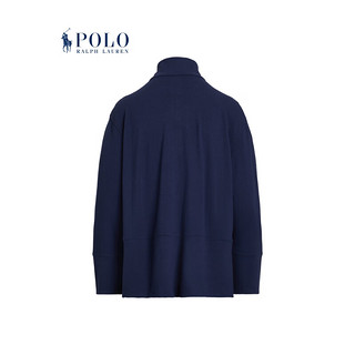 Polo Ralph Lauren 拉夫劳伦 女装 24春宽松版漏斗领运动套头衫RL25439 410-雅致深蓝色 XXS