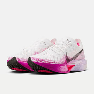 NIKE 耐克 Vaporfly 3 女子运动竞速跑步鞋 DV4130-104 白/黑/紫/粉 35.5