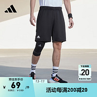 adidas 阿迪达斯 男子运动短裤 GH7672 黑色 S