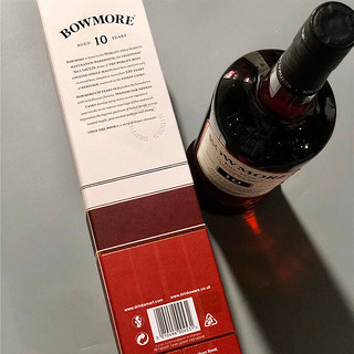 波摩（Bowmore） 苏格兰单一麦芽威士忌 盒装 英国洋酒 艾雷岛产区 10年 1000ml