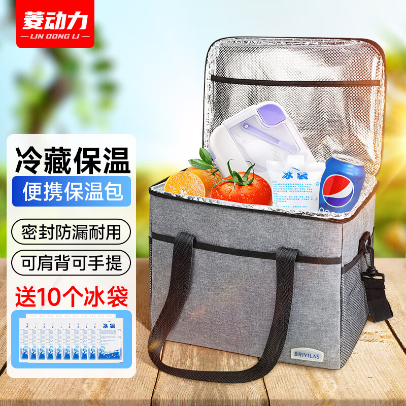 菱动力保温箱饭盒袋冰袋冷藏包母乳储奶背送奶保药品冷保鲜包房车用品