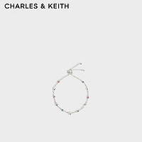 CHARLES&KEITH24夏新品蔚蓝秘境设计可调节手链送礼CK5-12120398 Silver银色 R