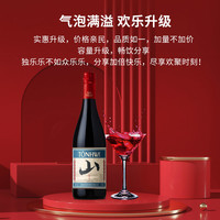 通化葡萄酒  通化山葡萄汽酒大瓶升级款 7度 720mL山葡萄原汁酿造