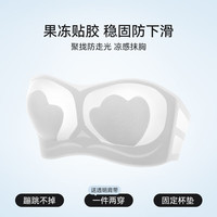 猫人黑科技°全面防滑内衣自带透气孔无钢圈可拆卸肩带软支撑文胸 花瓣凉感杯-白色 S【32/70AB】