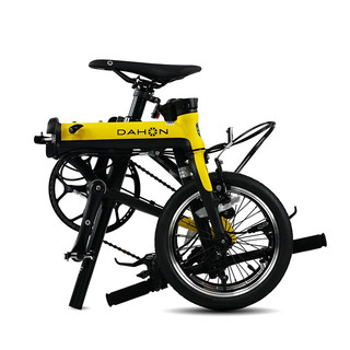 大行（DAHON）折叠自行车通勤款4寸超轻小轮单车KAA433 黄色