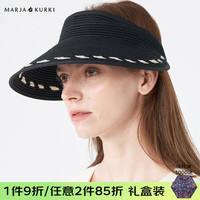 玛丽亚.古琦(玛丽亚古琦 MARJA KURKI)休闲遮阳帽女防晒帽夏季太阳帽空顶帽 黑色