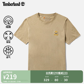 Timberland 男款短袖T恤24春夏户外休闲透气A42YU A42YUDH4/甘草黄 3XL