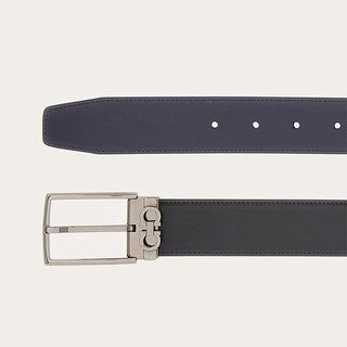 菲拉格慕（Ferragamo）男士黑色双面可调式Gancini皮带 0776302_C  _105 105（3尺）