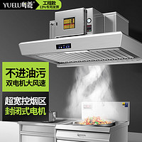 YUE LU LIVE粤鹿 粤鹿油烟净化器商用企业采购工程定制连锁餐饮厨房饭店食饭堂公司后厨房设备专用全套吸油净化一体机3