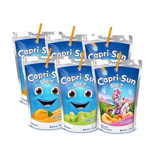 88VIP：Capri-Sun 果倍爽 德国capri-sun果倍爽果汁饮料混合口味果汁饮料200ml*6袋