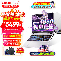 COLORFUL 七彩虹 P15隐星 笔记本电脑 i5-12450H/RTX4060/144HZ电竞 16G内存