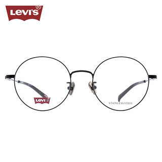 李维斯（Levi's）眼镜框男款近视眼镜架LV7082/807+国产1.598防蓝光镜片